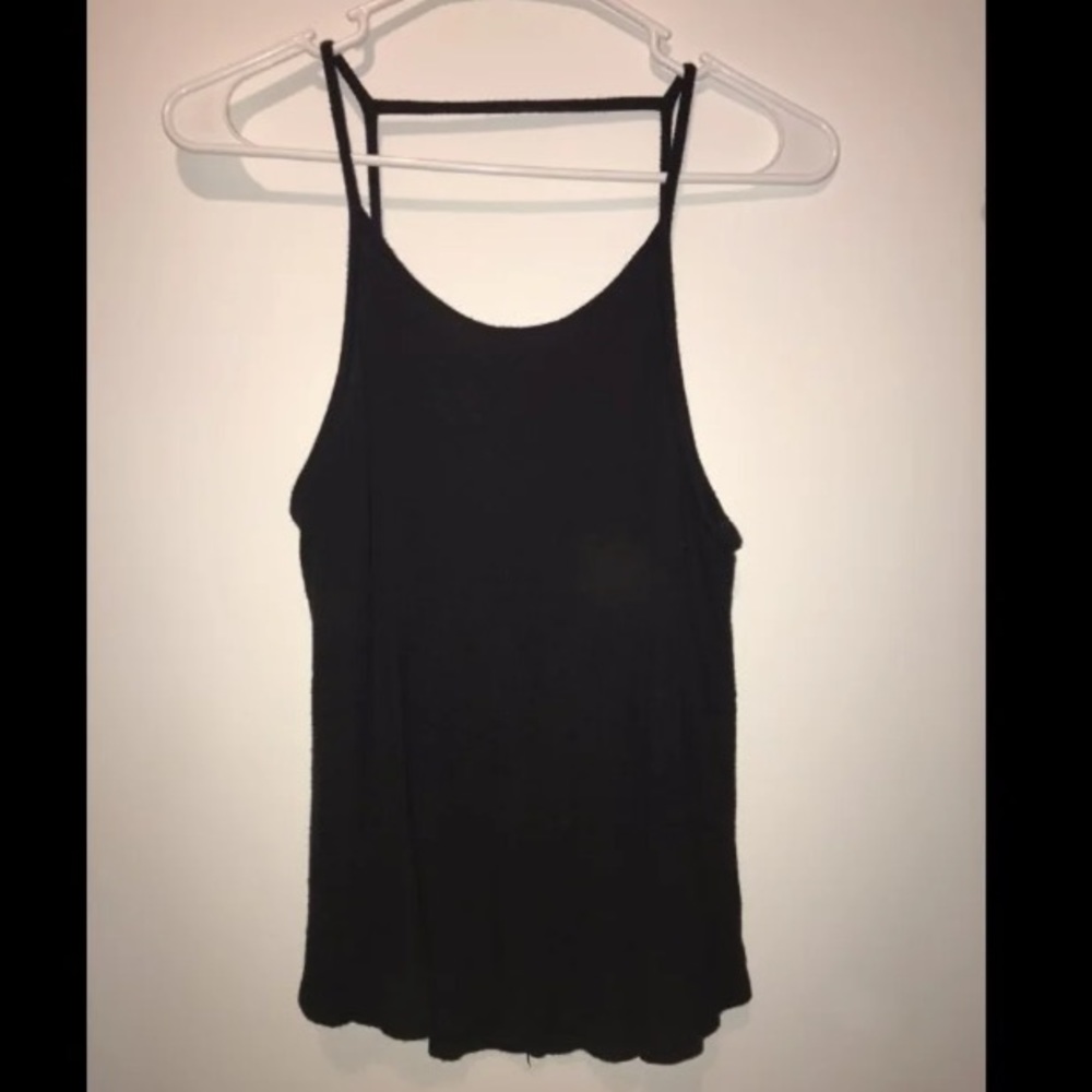Black tank top